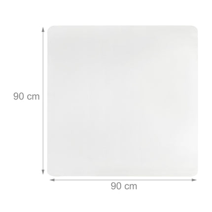 Scaun de birou transparent pentru podea