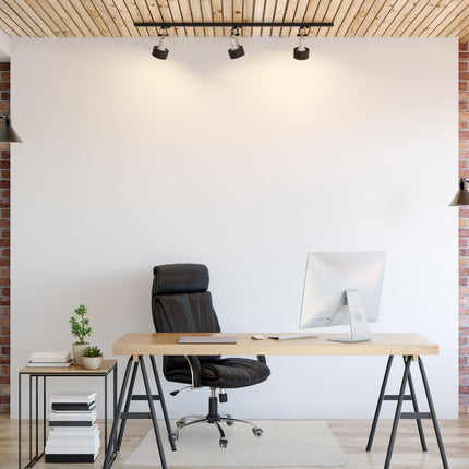 Scaun de birou transparent pentru podea