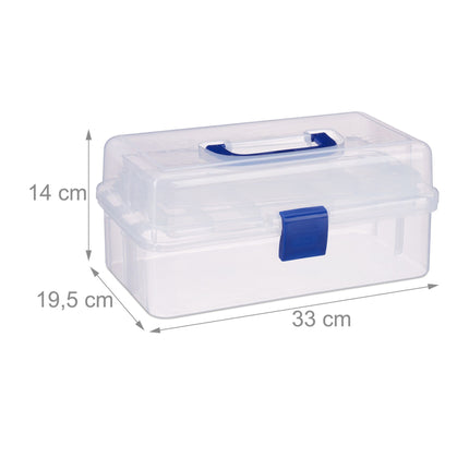 Cutie din plastic transparent