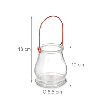 Set de 12 lămpi transparente de vânt