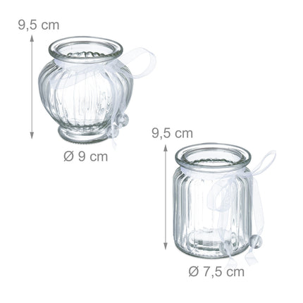 Set de 12 lămpi transparente de vânt