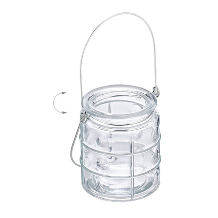 Set de 12 lămpi transparente de vânt