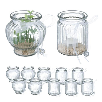 Set de 12 lămpi transparente de vânt