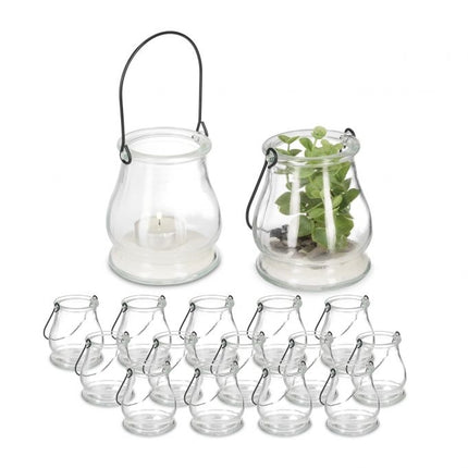 Set de 16 lămpi transparente de vânt