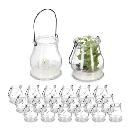 Set de 20 lămpi transparente de vânt