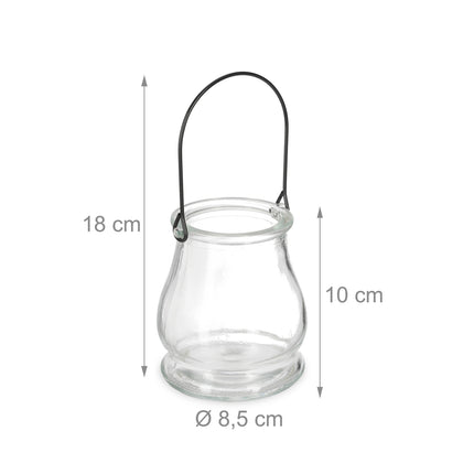 Set de 20 lămpi transparente de vânt