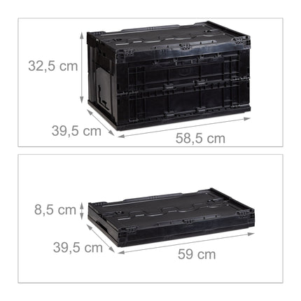 Cutie de transport 60 litri cu capac