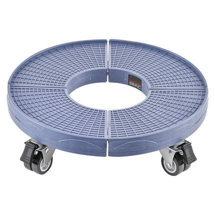 Trash Can Dolly, 4 Locking Wheels, Adjustable 15–22.8 in