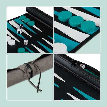 Set de table de călătorie, aspect piele roll-up