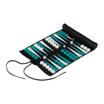Set de table de călătorie, aspect piele roll-up