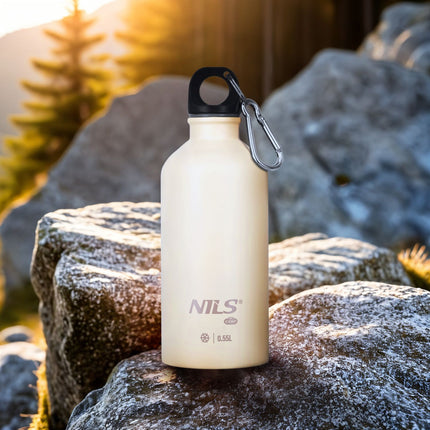 Sticlă de călătorie 550 ml Bej – Design rezistent la scurgeri