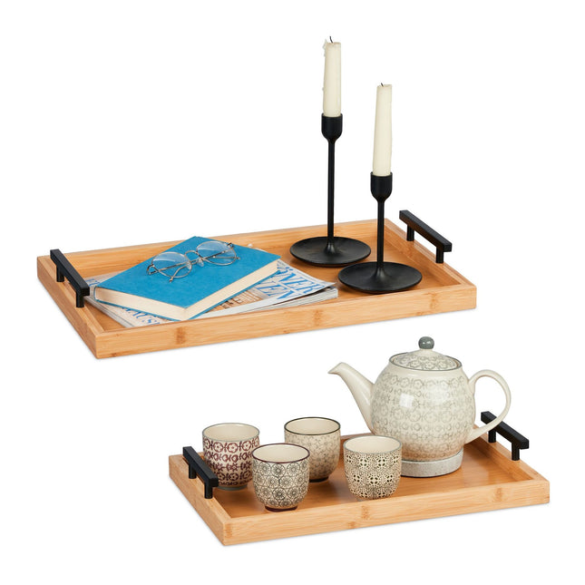 Tavi din bambus - set de 2