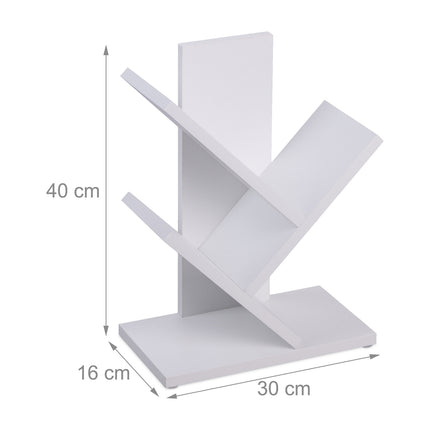 Raft Tree, Alb - Bibliotecă modernă pentru living