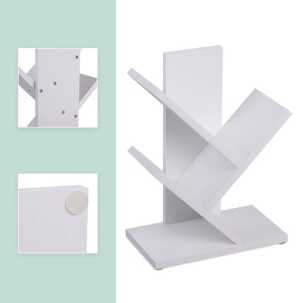 Raft Tree, Alb - Bibliotecă modernă pentru living