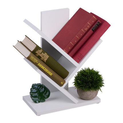 Raft Tree, Alb - Bibliotecă modernă pentru living
