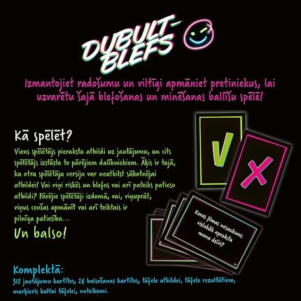Joc de societate Trefl Double Bluff (în limba letonă)