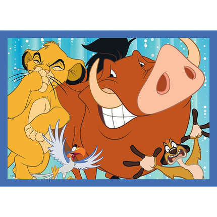 Trefl Disney Puzzle 4 în 1 Set Disney 100, 35 48 54 70 buc