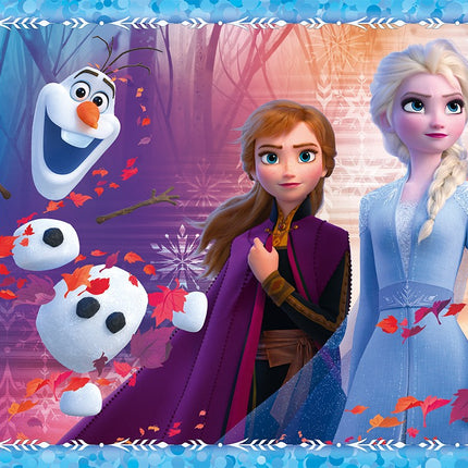 Trefl Set puzzle Frozen cu cartonașe memo Frozen II