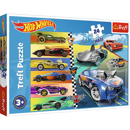 Trefl Hot Wheels Maxi Puzzle, 24 de piese