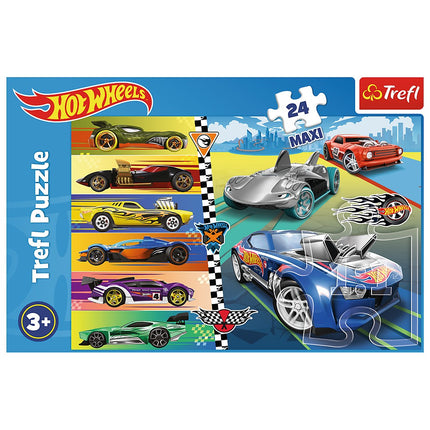 Trefl Hot Wheels Maxi Puzzle, 24 de piese