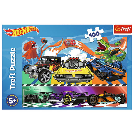 Puzzle Trefl Hot Wheels, 100 piese