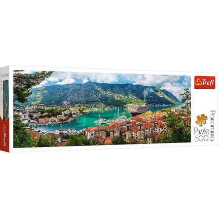 Puzzle panoramic Trefl Muntenegru, 500 piese
