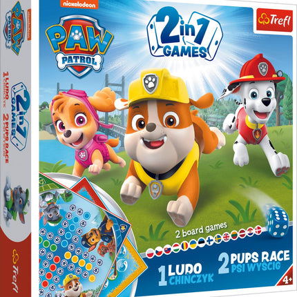 Trefl Joc de societate Paw Patrol 2 în 1