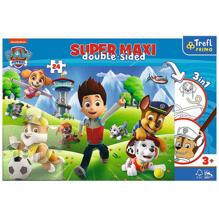 Trefl Paw Patrol Puzzle Super Maxi, 24 piese