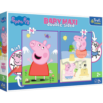 Trefl Peppa Pig Puzzle Baby Maxi, 10x2 piese