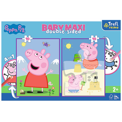 Trefl Peppa Pig Puzzle Baby Maxi, 10x2 piese