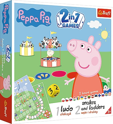 Trefl Joc de societate Peppa Pig 2 în 1