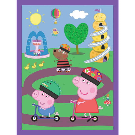 Trefl Set puzzle Peppa Pig cu cartonașe memo