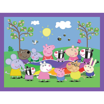 Trefl Set puzzle Peppa Pig cu cartonașe memo