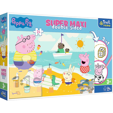 Trefl Peppa Pig Puzzle Super Maxi, 24 piese