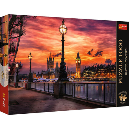 Trefl Premium Plus Puzzle Big Ben, Londra, 1000 de piese