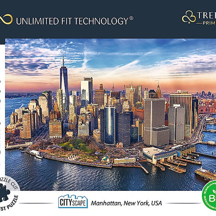 Puzzle Trefl Prime Cityscape Manhattan, 1500 piese