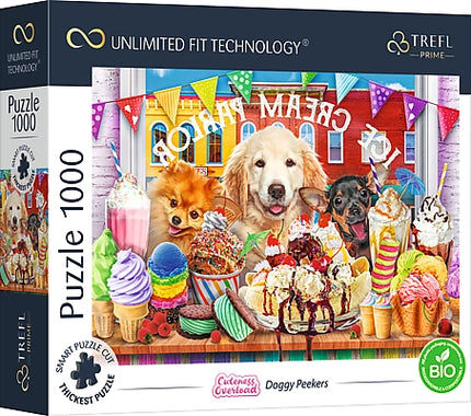 Puzzle Trefl Prime Cuteness Overload Dogs, 1000 piese
