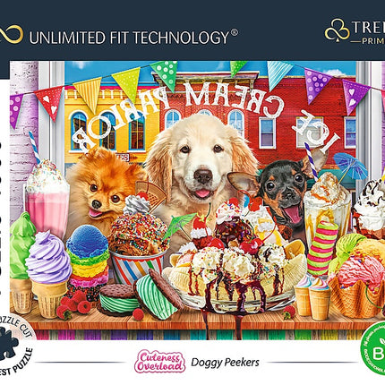 Puzzle Trefl Prime Cuteness Overload Dogs, 1000 piese