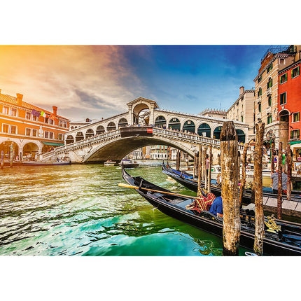 Puzzle Trefl Prime Romantic Sunset Venice, 1000 piese
