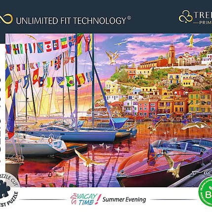 Puzzle Trefl Prime Vacaytime Sailboats, 1000 piese