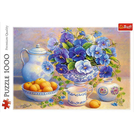 Trefl Puzzle Flori albastre 1000 piese
