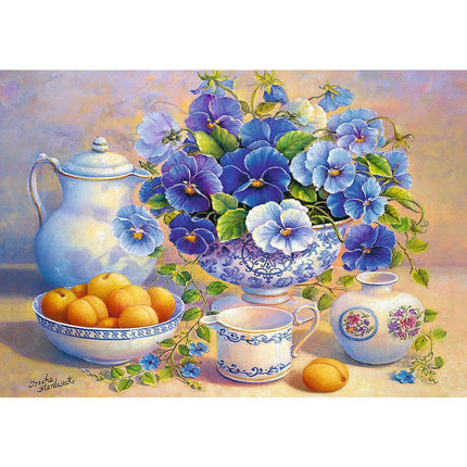 Trefl Puzzle Flori albastre 1000 piese