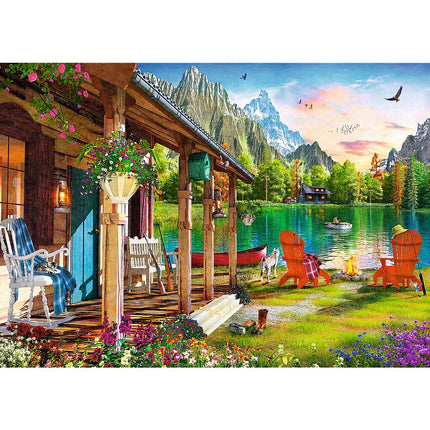 Puzzle Trefl Cabană în Munți 500 de piese