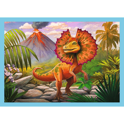 Trefl Puzzle Dinozauri Set 4 în 1, 12 15 20 24 piese