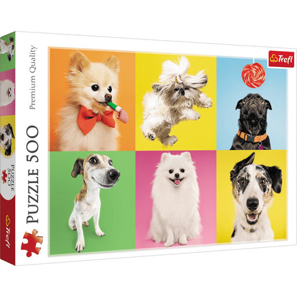 Puzzle Trefl Dogs, 500 piese