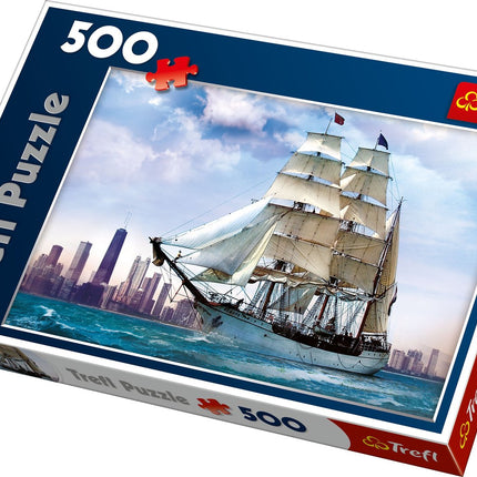 Puzzle Trefl Sailing Chicago, 500 piese