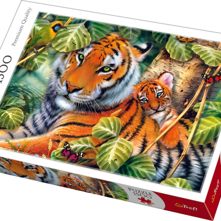 Puzzle Trefl Tigri, 1500 piese