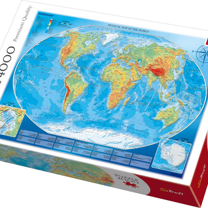 Trefl Puzzle Harta lumii 4000 piese