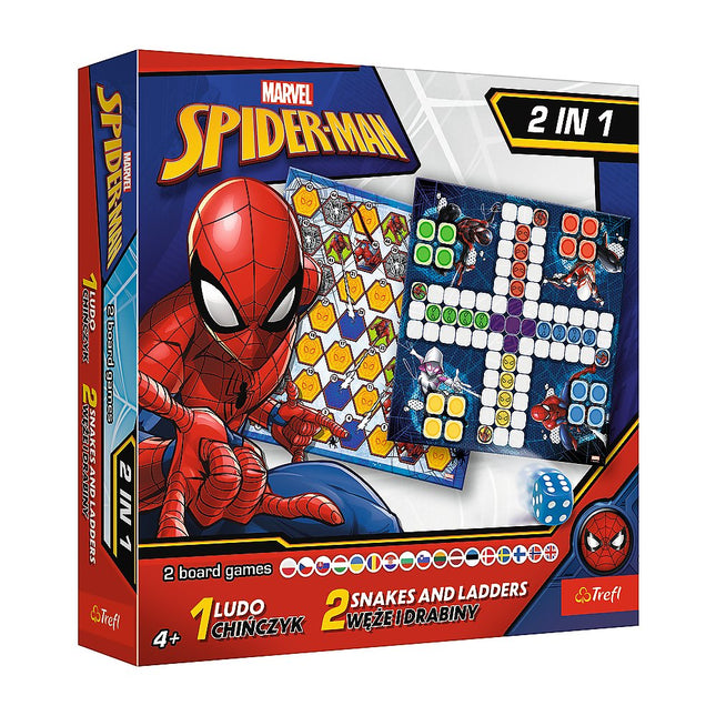 Trefl Joc de societate Spider-Man 2 în 1
