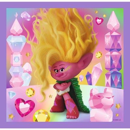 Trefl Trolls Set Puzzle 3 în 1 Trolls 3